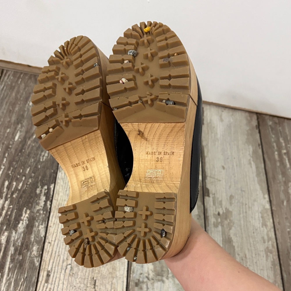 Free People Corbin Loafer Clogs in Black Patent Leather - Picture 4 of 4